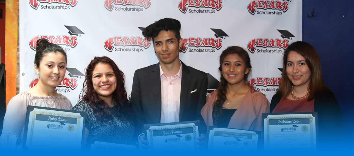 Cesars Scholarship 2017 winners